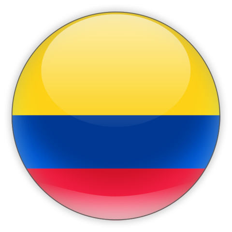 Icône de drapeau de la Colombie